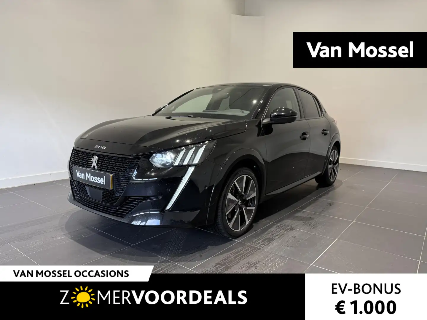Peugeot e-208 EV GT 350 50 kWh | Panoramadak | Navigatie | Camer Negro - 1