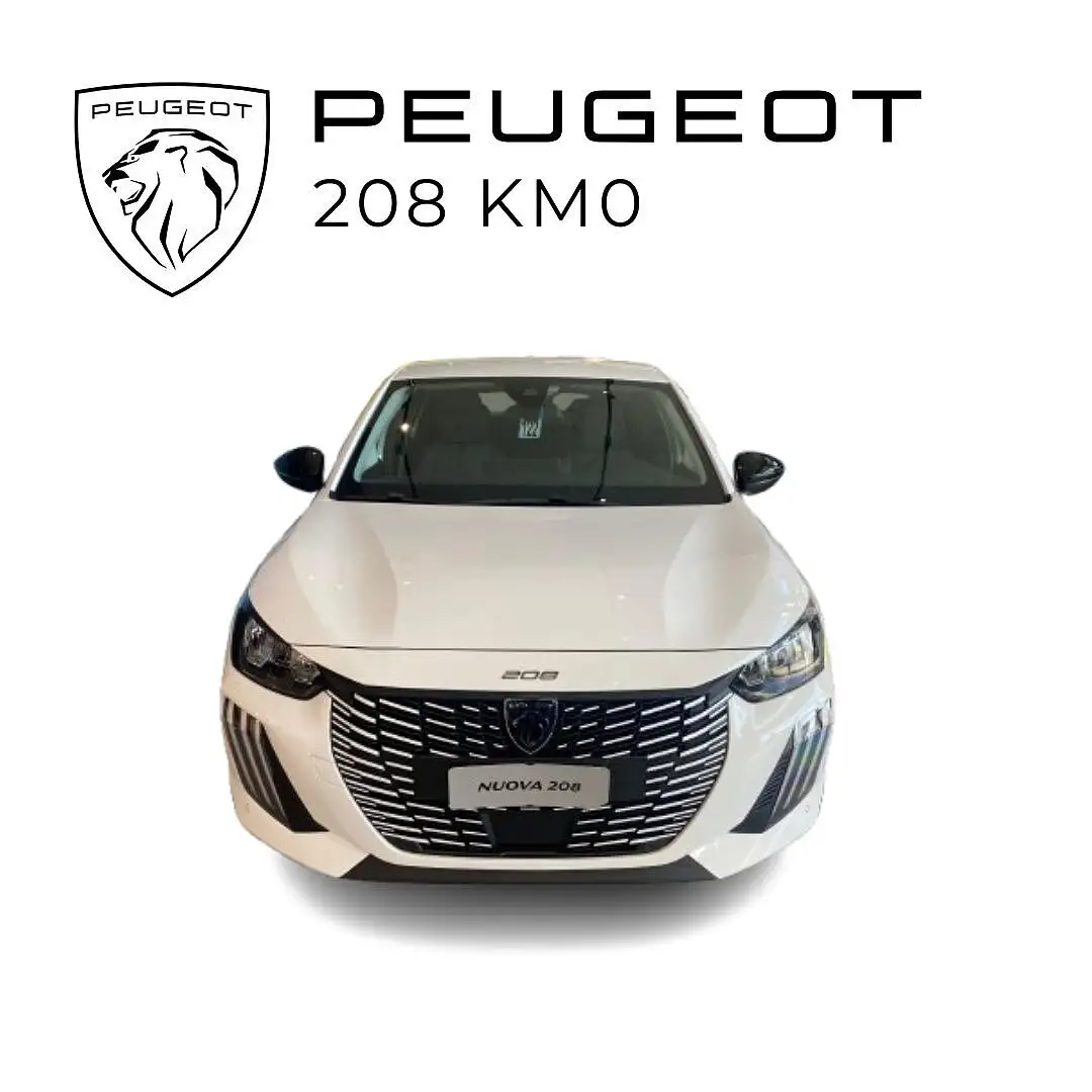 Peugeot 208 2ª serie Hybrid 100 e-DCS6 Allure Bianco - 1