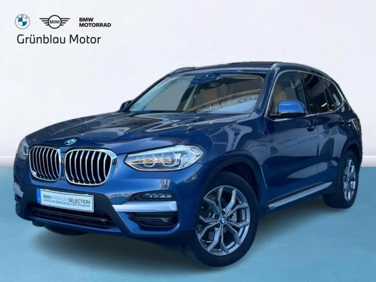 BMW X3 xDrive 20dA Blau - 1