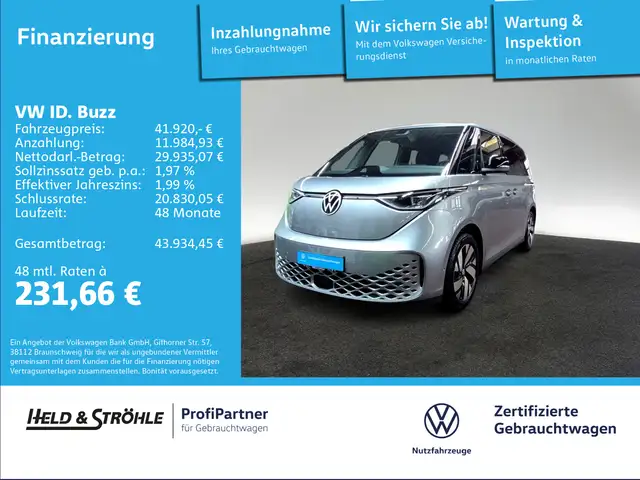 Volkswagen ID. Buzz ID.Buzz Pure KR AHK NAV IQ.LED KAM ACC SHZ 5J.G.