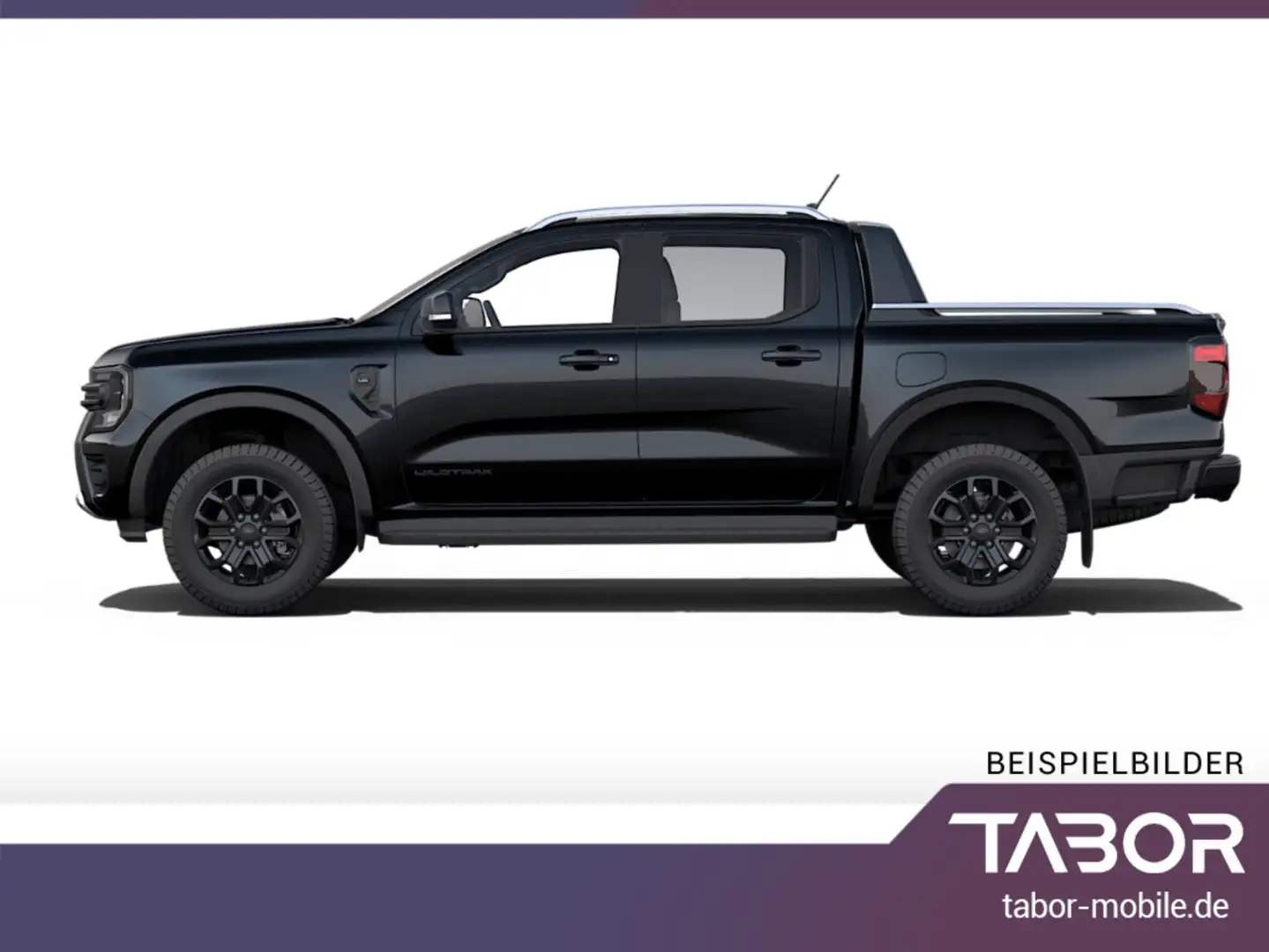 Ford Ranger Wildtrak 3.0 EcoB 240 A10 Rollo el. I-ACC Schwarz - 2