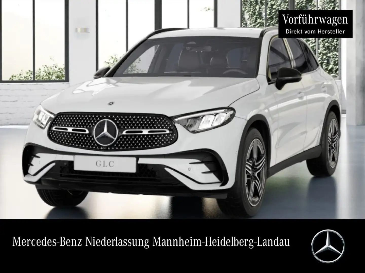 Mercedes-Benz GLC 200 4M AMG+NIGHT+LED+KAMERA+TOTW+KEYLESS+9G Weiß - 1