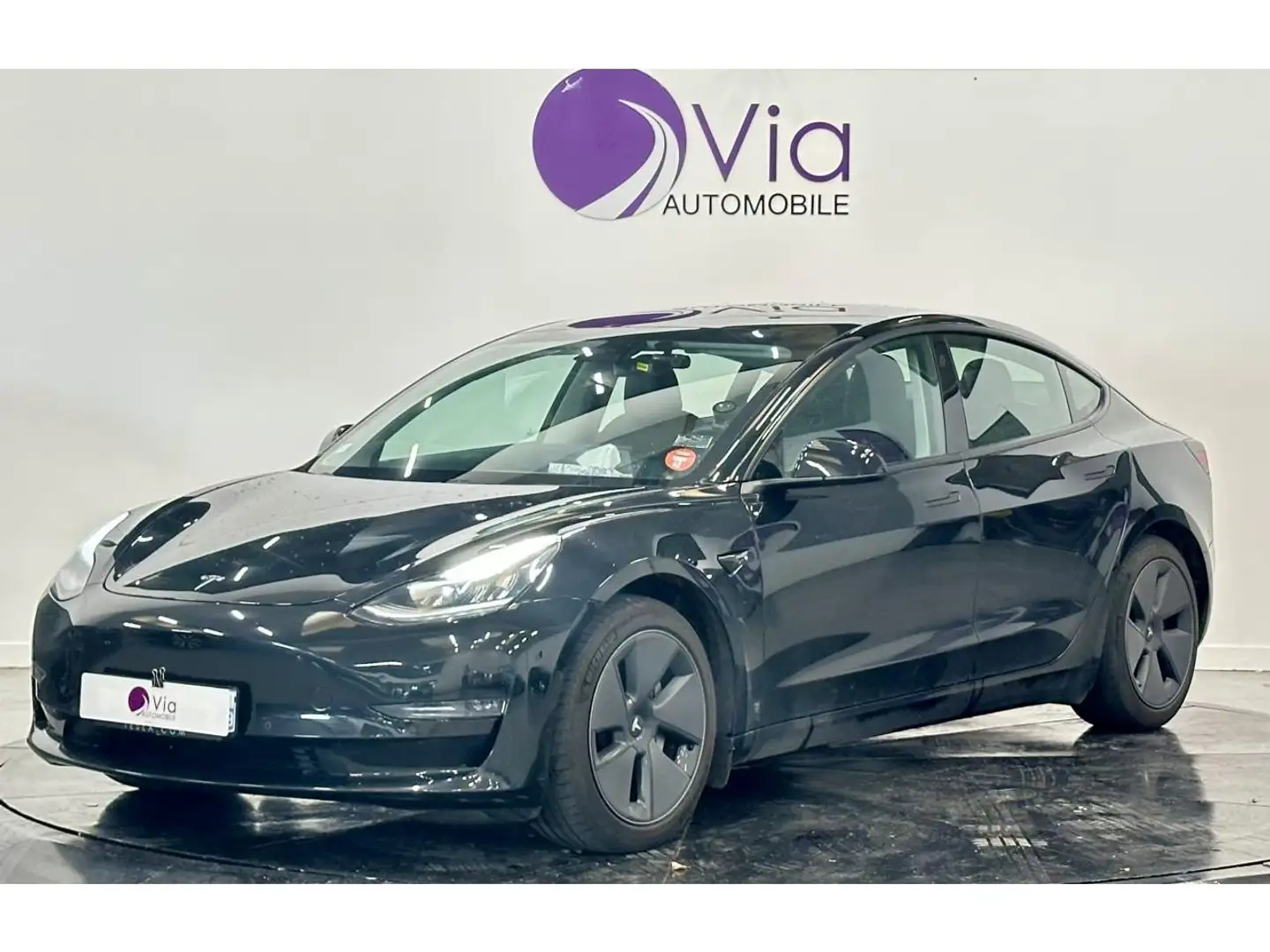 Tesla Model 3 DUAL MOTOR LONG RANGE / TOIT PANORAMIQUE Schwarz - 1
