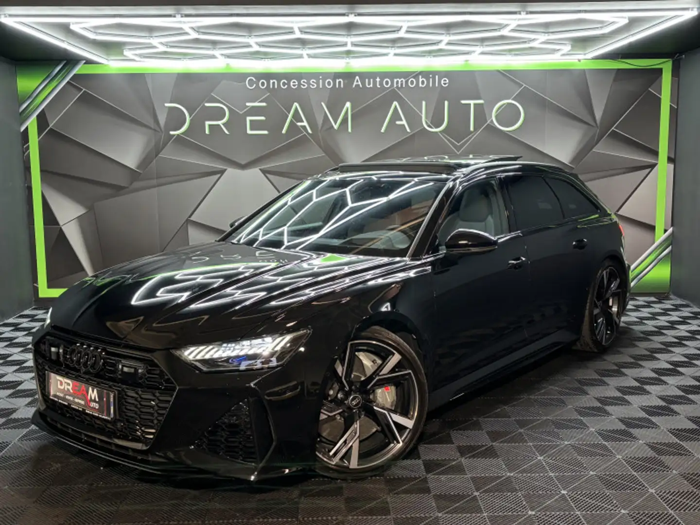 Audi RS6 4.0 V8 TFSI 800CH QUATTRO TIPTRONIC 53CV TVA RECUP Noir - 1