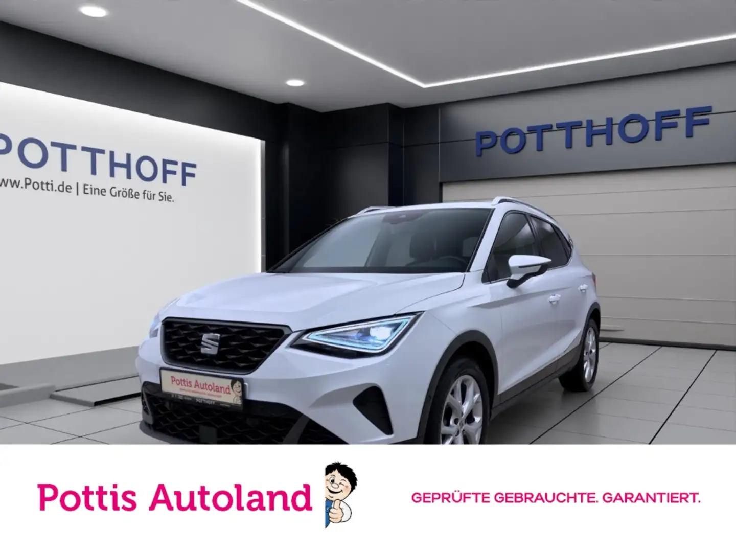 SEAT Arona 1.0 TSI DSG FR NAVI KAMERA PDC SITZHZG LED Weiß - 1