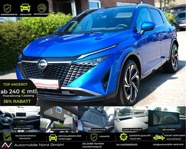 Nissan Qashqai Tekna+ Plus *Pano*Head Up*360 Kamera