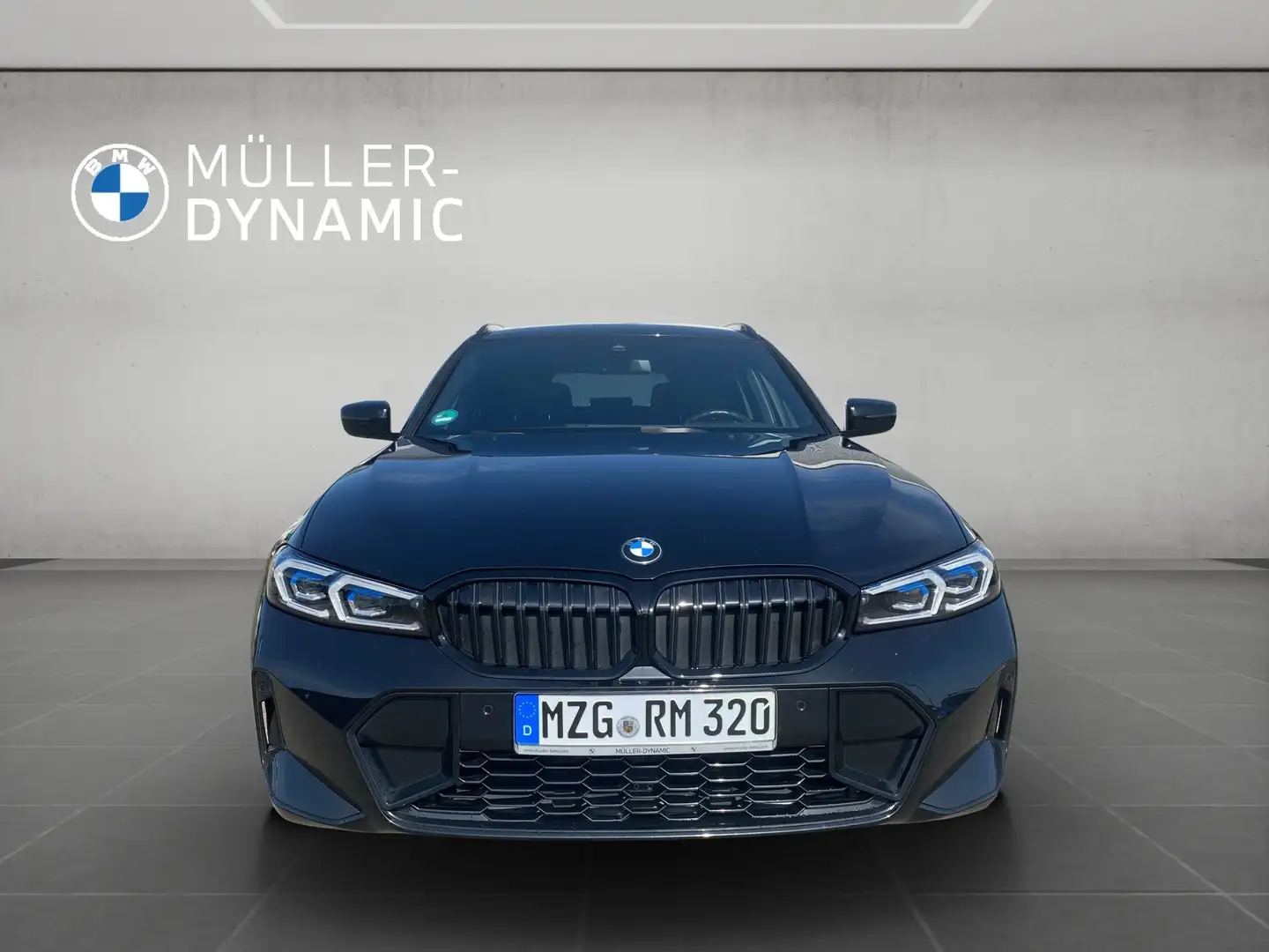 BMW 320 d M SPORT LED HUD AHK RÜCKFAHR SHZ DAB Schwarz - 2