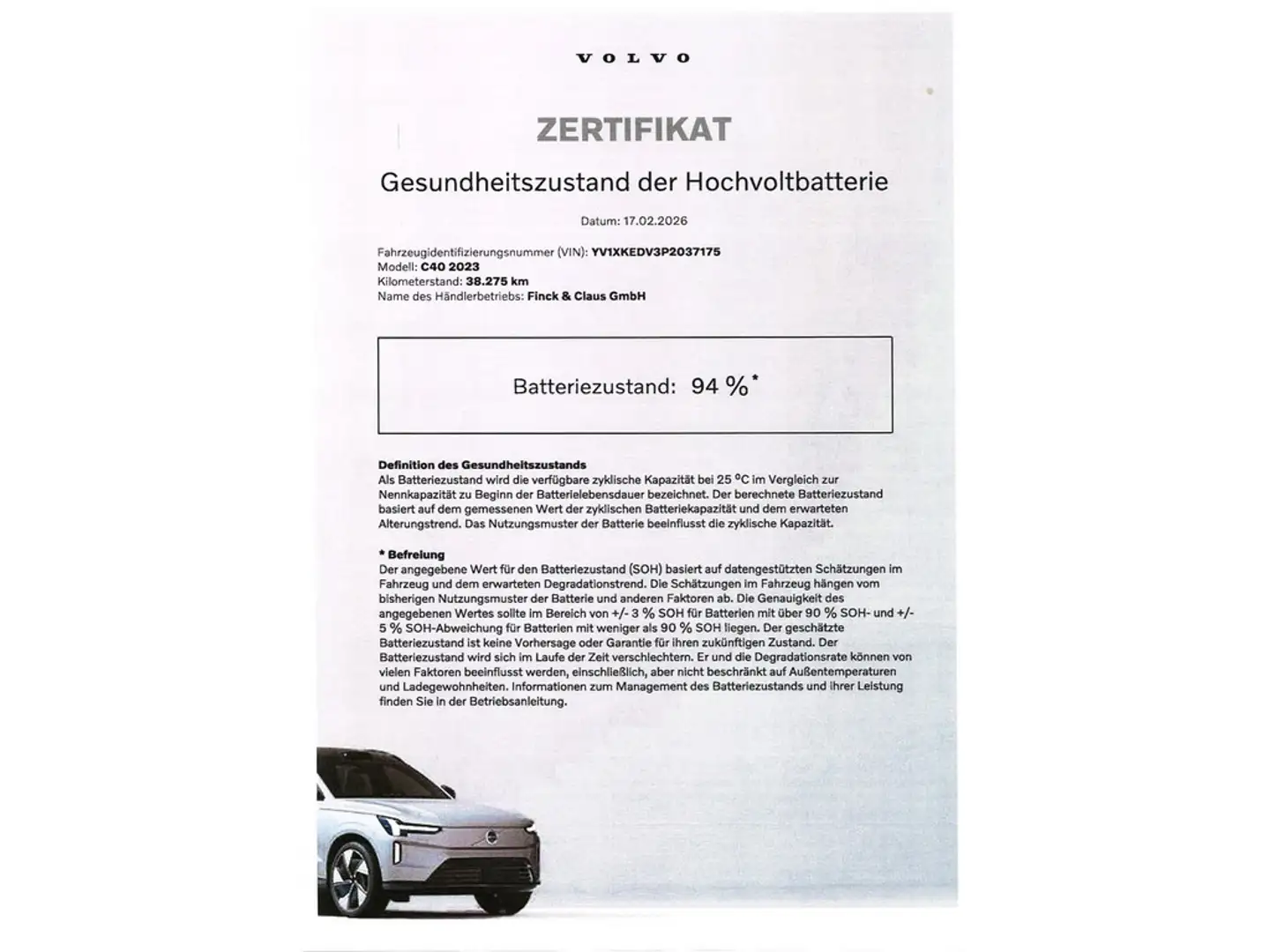 Volvo C40 Ultimate Recharge AWD Noir - 1