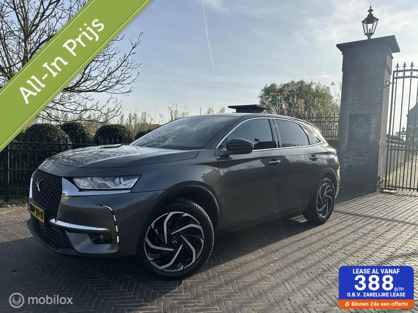 DS Automobiles DS 7 Crossback 1.6 PureTech 225pk! Trekhaak Keyless GARANTIE Grijs - 1