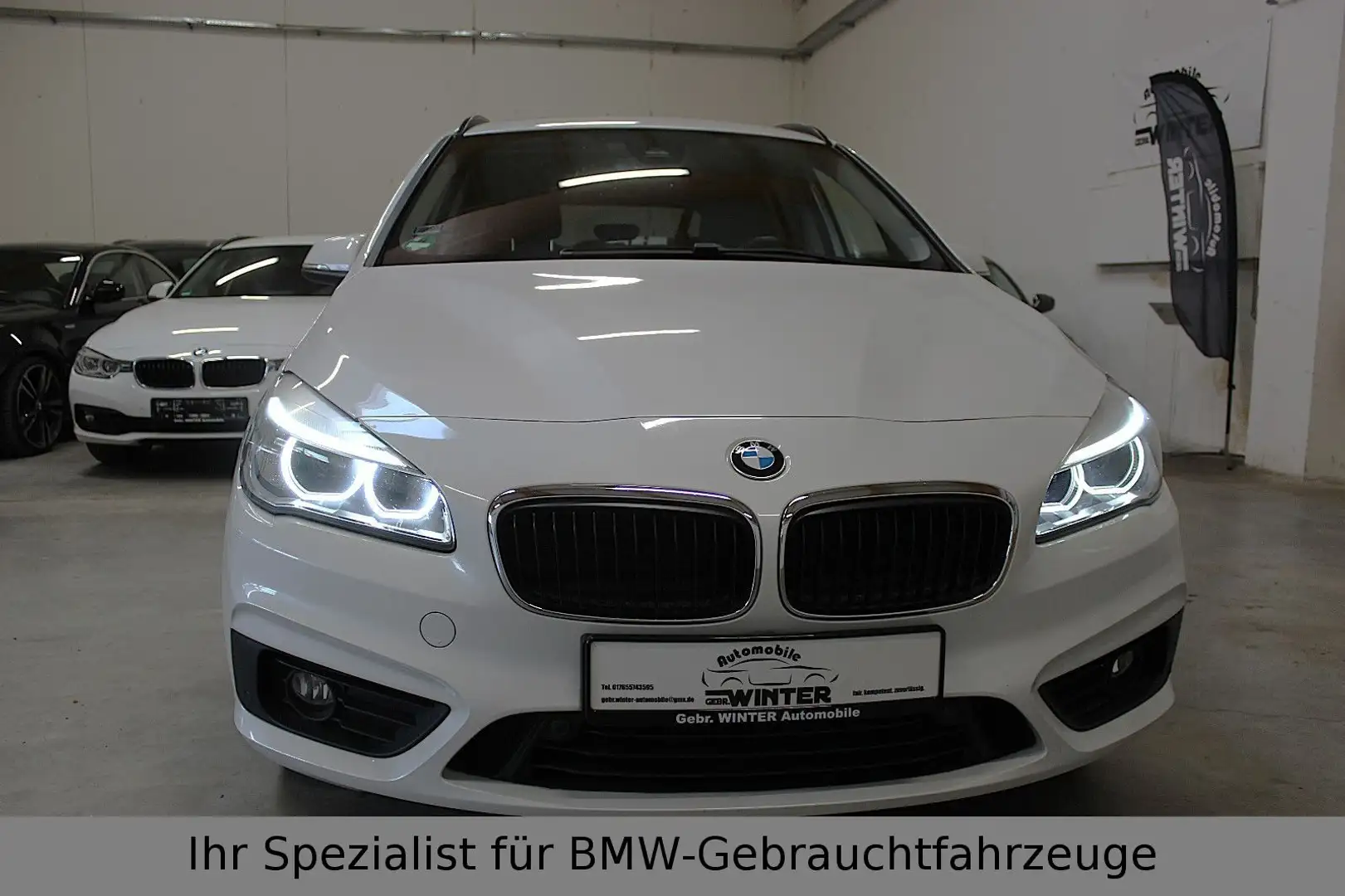 BMW 220 i Gran Tourer LHZ*Navi*Automatik*7-Sitzer Weiß - 2