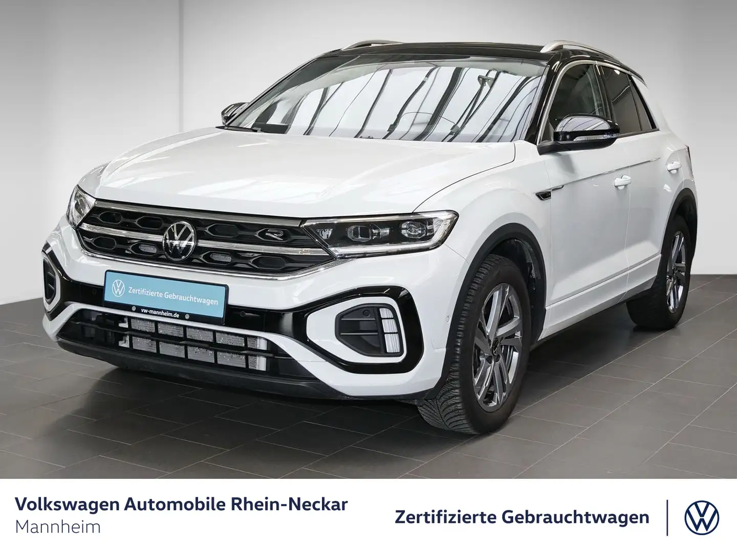 Volkswagen T-Roc 1.5 TSI R-Line DSG AHK Navi Kamera uvm Weiß - 2