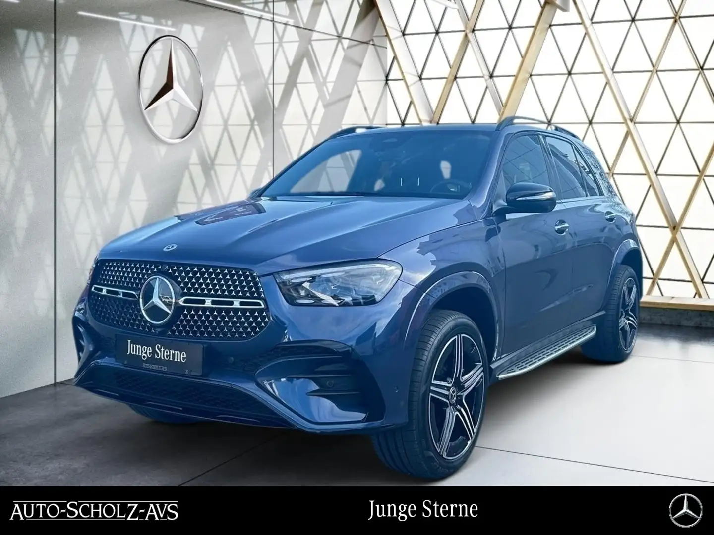 Mercedes-Benz GLE 450 d 4MATIC AMG Night*AHK*Burm*Memory*360°* Bleu - 1