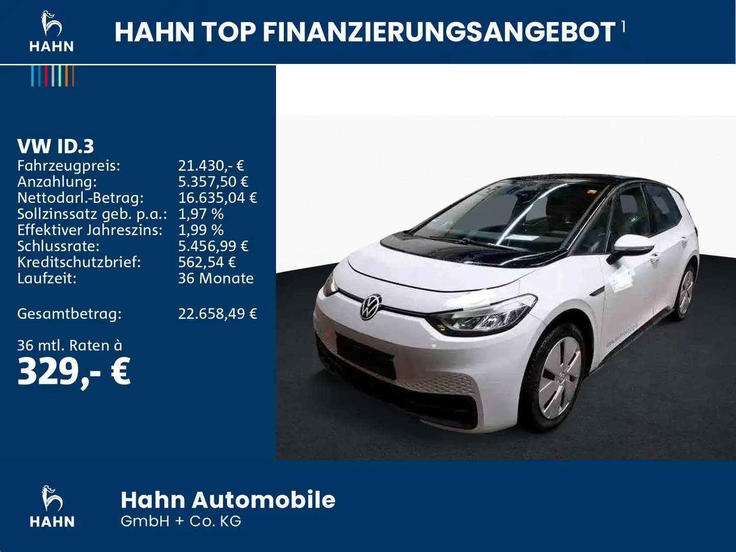 Volkswagen ID.3 Pro Performance Wärmepumpe LED Navi ACC CAM Blanc - 2