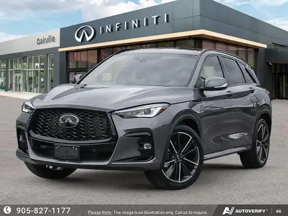 Gray 2025 INFINITI QX50 Sport AWD SUV / Crossover All-Wheel Drive Continuously Variable Transmission