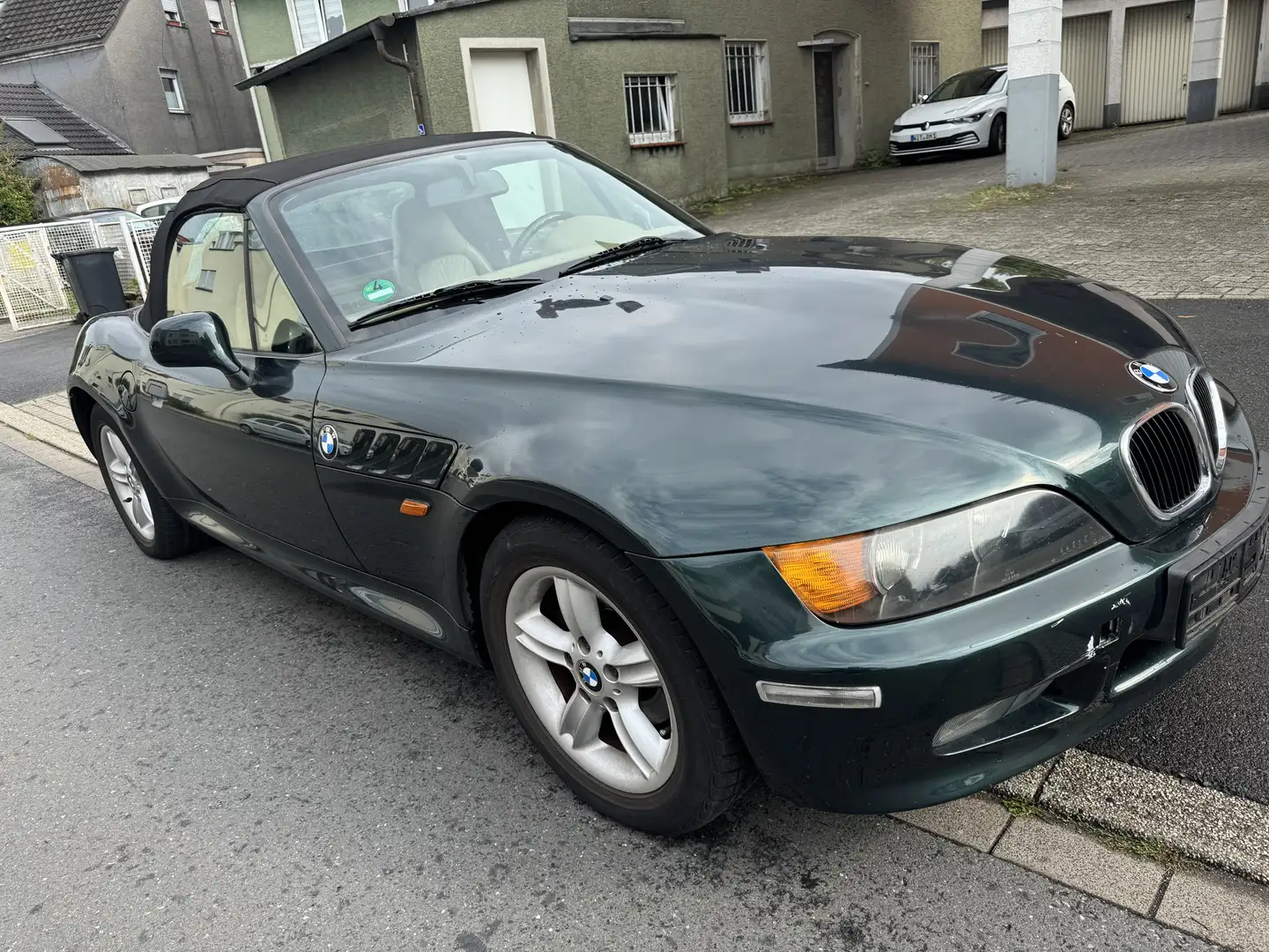 BMW Z3 roadster 2.Hand Tüv Neu Leder Garagenfahrzeug Grün - 1