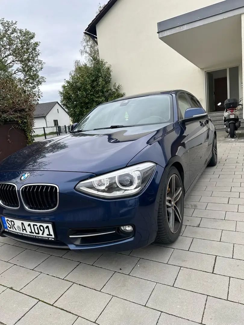 BMW 120 120d Aut. Sport Line Blau - 1