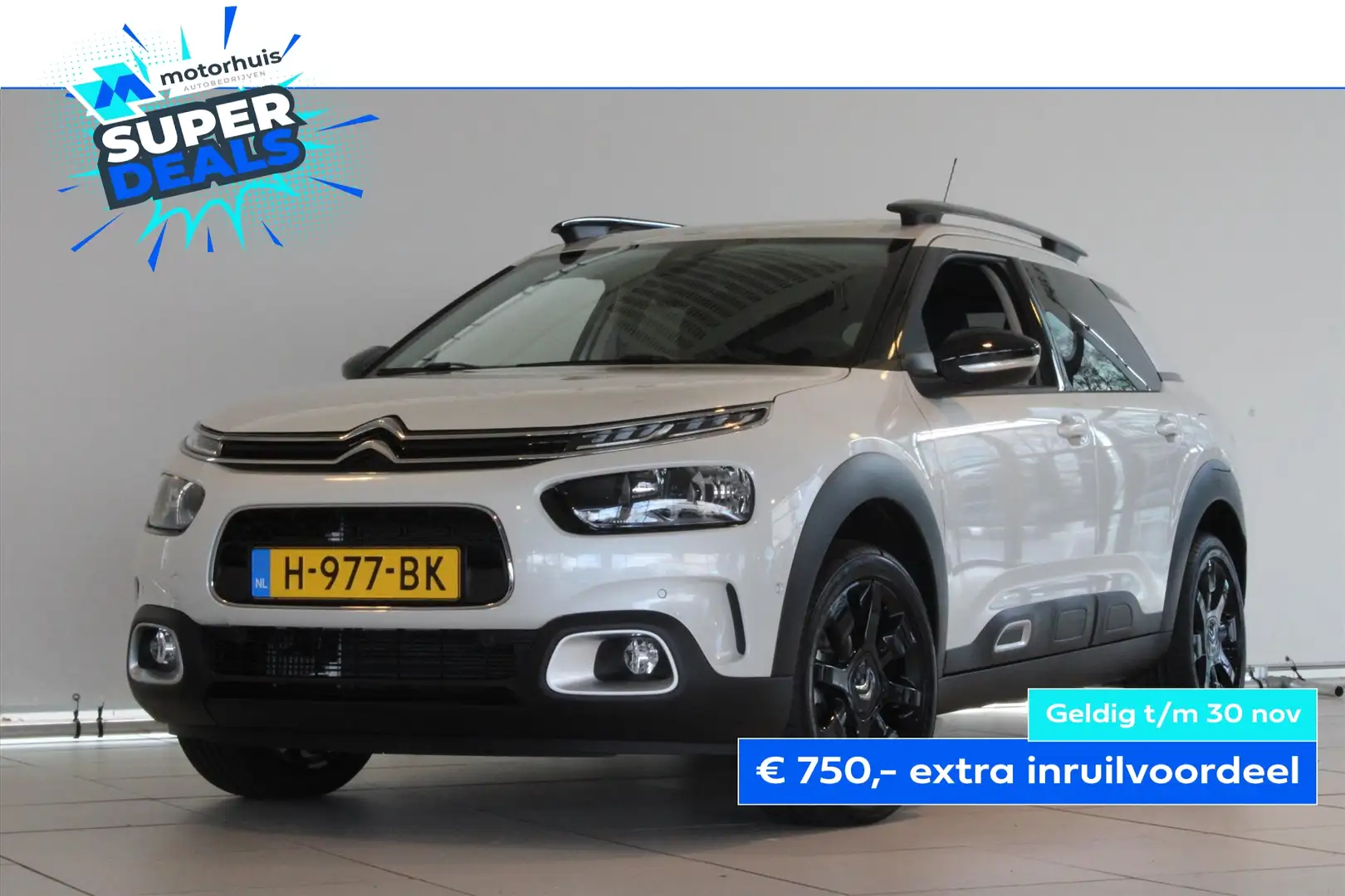 Citroen C4 Cactus 1.2 BUSINESS 110PK NAVI TREKHAAK CAMERA TEL Wit - 1