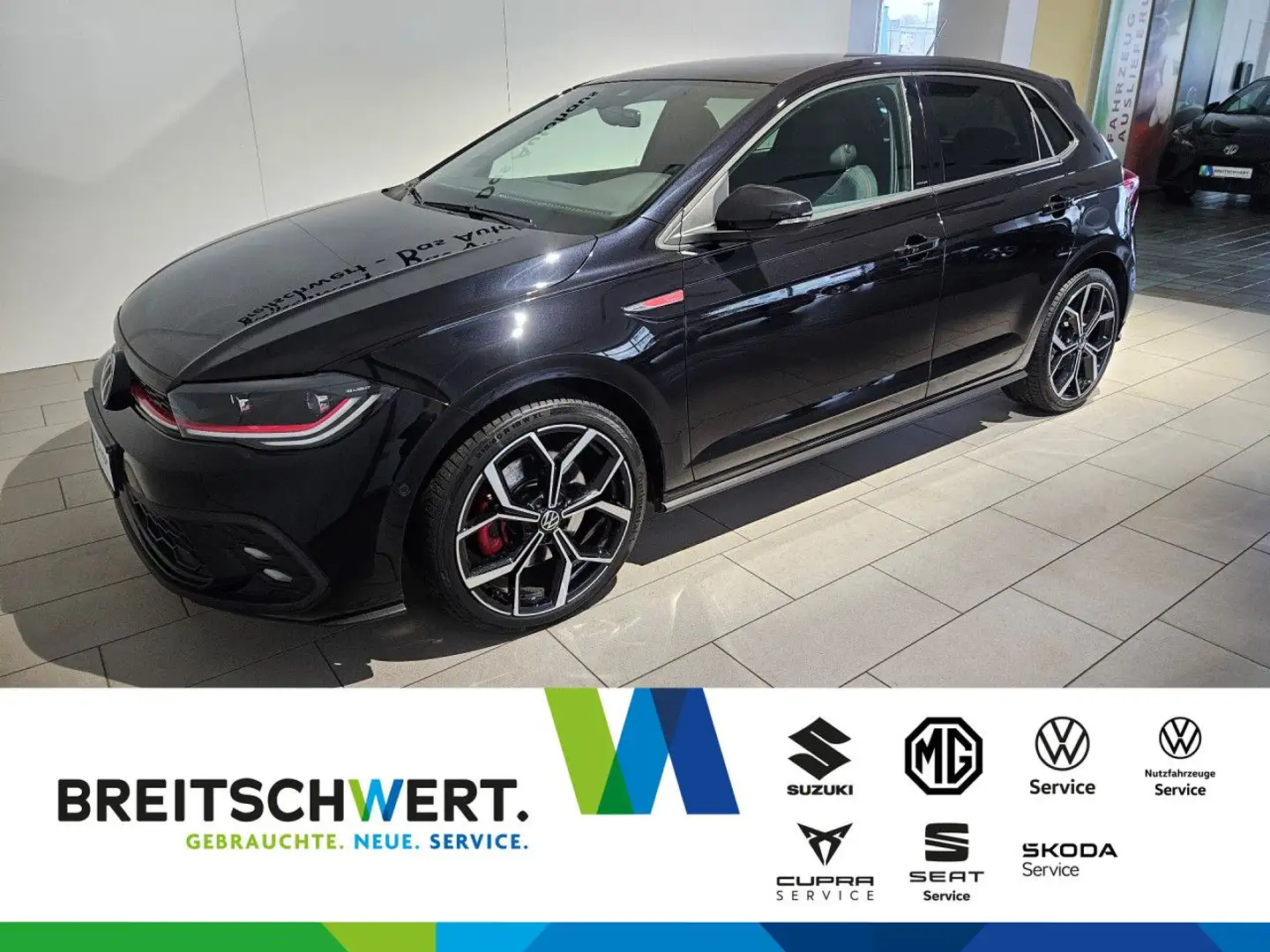 Volkswagen Polo GTI Polo 2.0 TSI GTI DSG MatrixLED Nav ACC RFK LED 18" Schwarz - 1