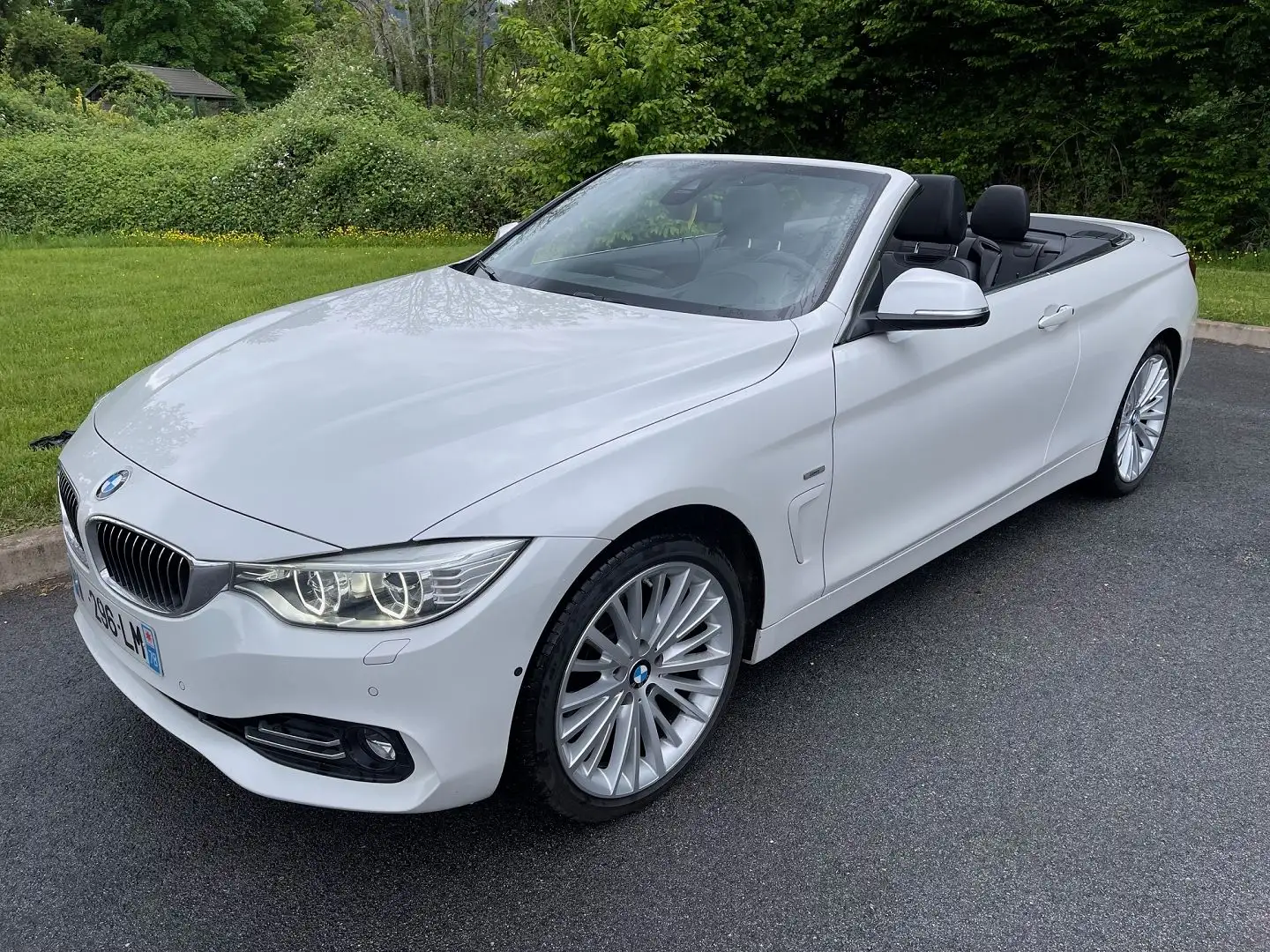 BMW 435 (F33) 435I 306CH LUXURY XDRIVE - RARE BOITE MECA Blanc - 1