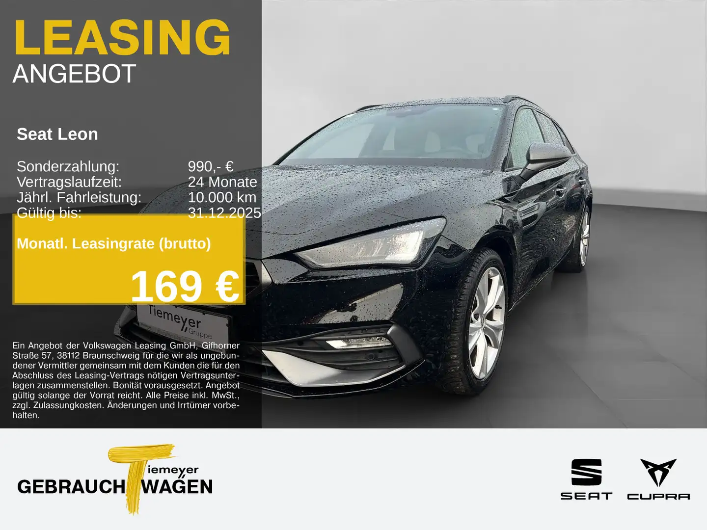 SEAT Leon Sportstourer 2.0 TDI DSG FR AHK SIDE-ASSIST Nero - 1