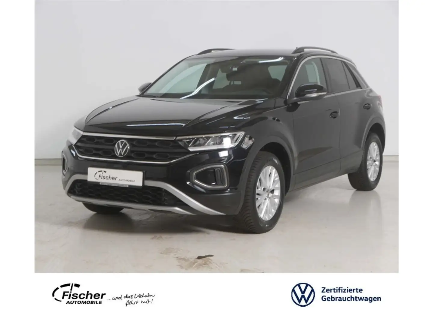 Volkswagen T-Roc 1.0 TSI Life 6-Gg. LED/NAV/PDC/DC/Sitzhz. Noir - 1