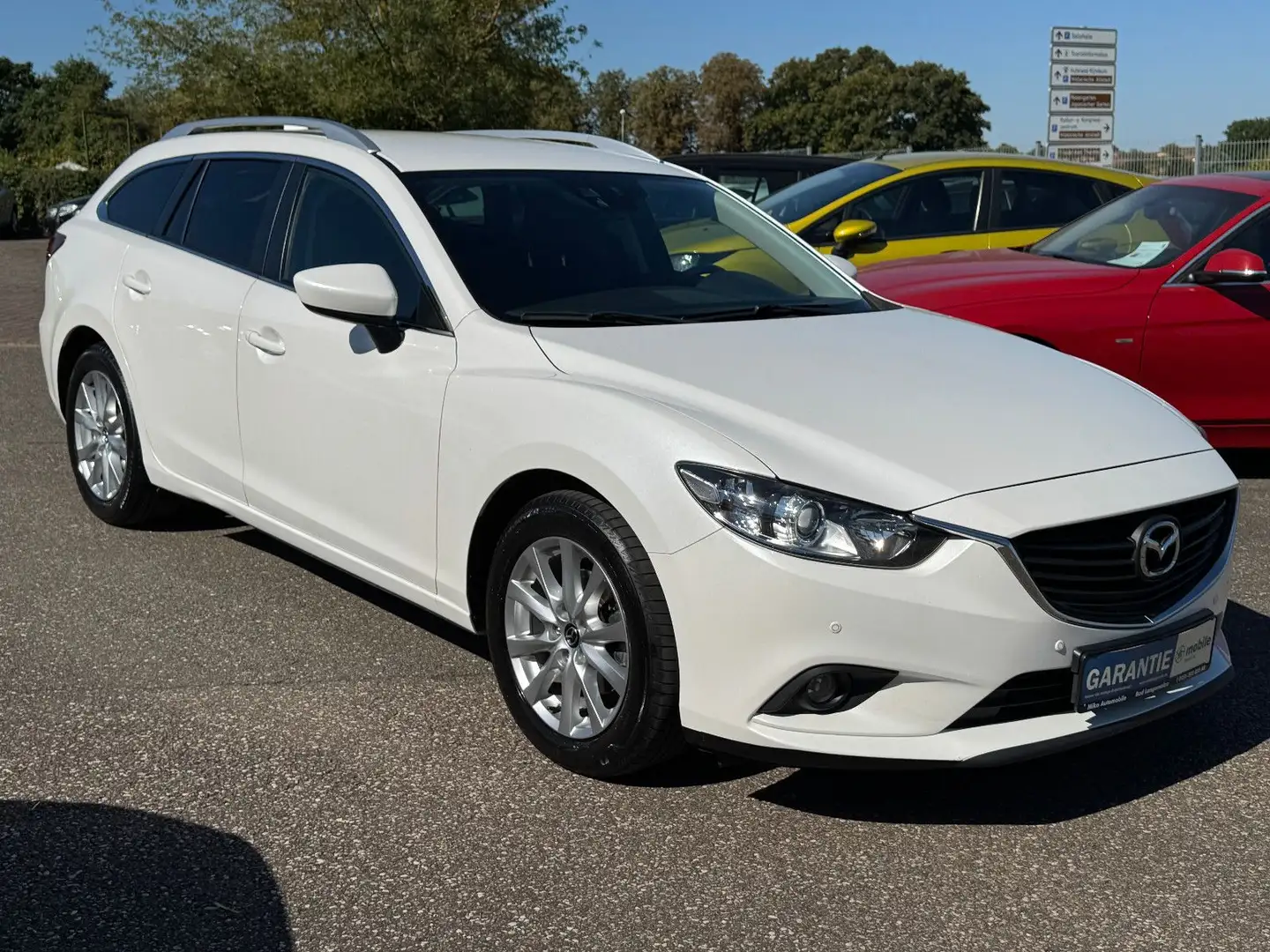 Mazda 6 Kombi Center-Line TÜV/HU/NEU Weiß - 2