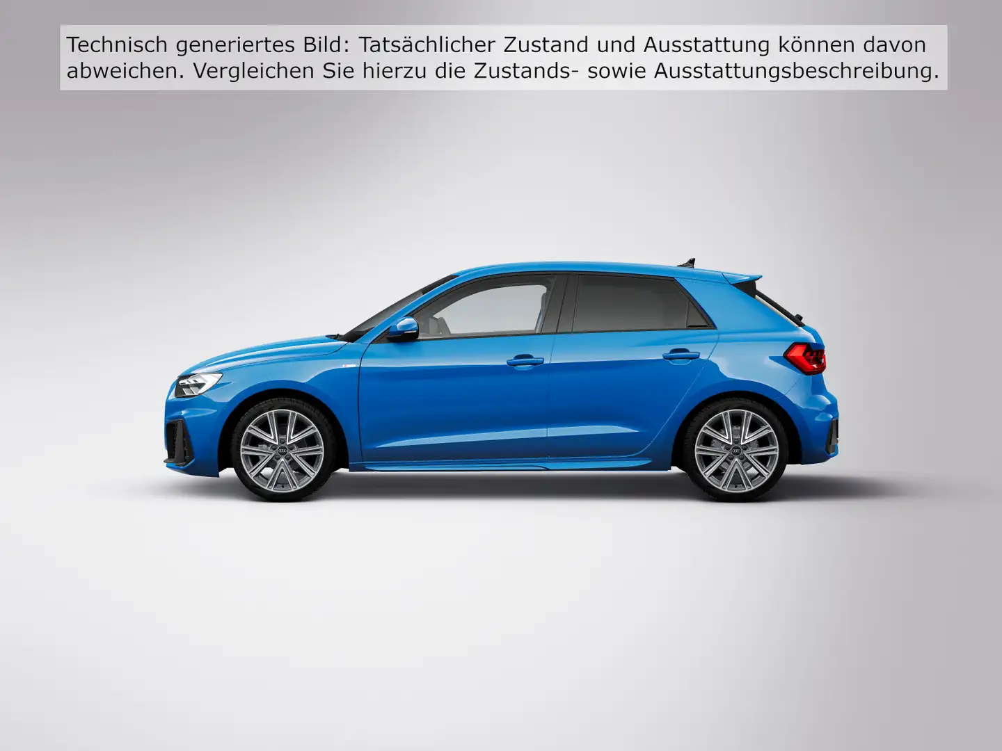 Audi A1 S line 25 TFSI 70(95) kW(PS) S tron Blau - 2