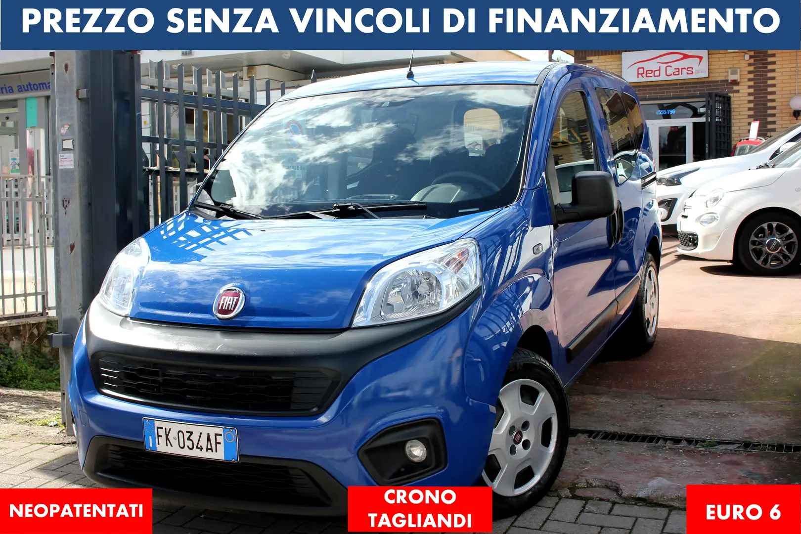 Fiat Qubo *PREZZO VERO* 1.3 mjt EURO6 5 POSTI AUTOVETTURA Blu/Azzurro - 1