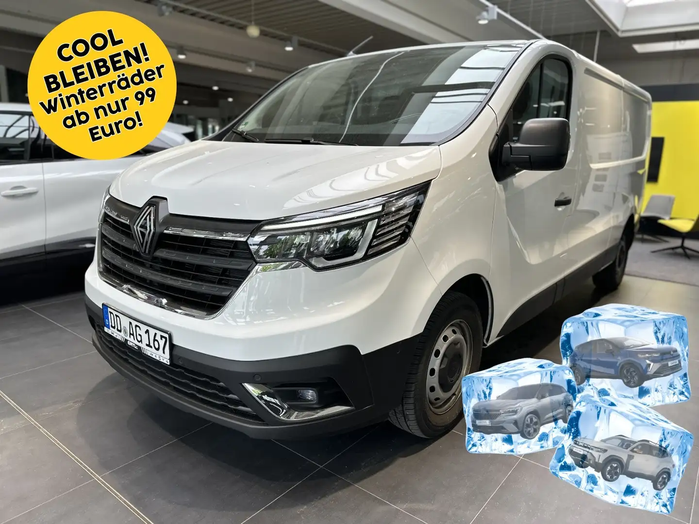 Renault Trafic Komfort L2H1 3,1t dCi 130 PS Blanc - 1