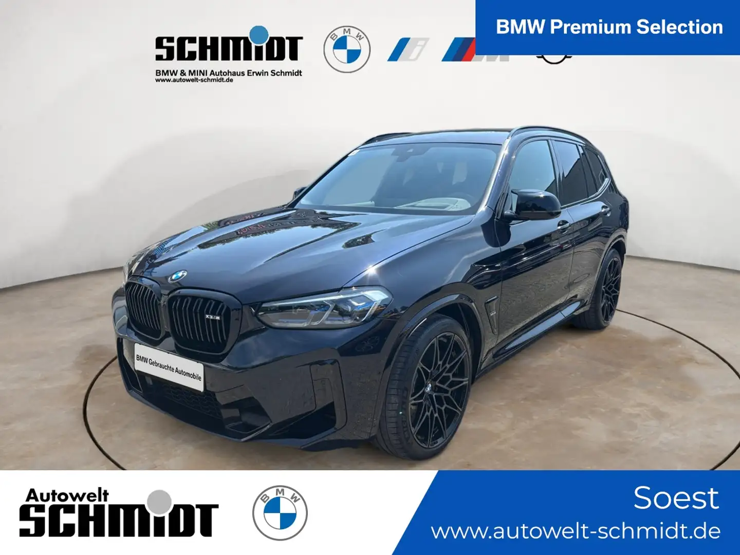 BMW X3 M COMPETITION + 2Jahre-BPS.-GARANTIE Schwarz - 1