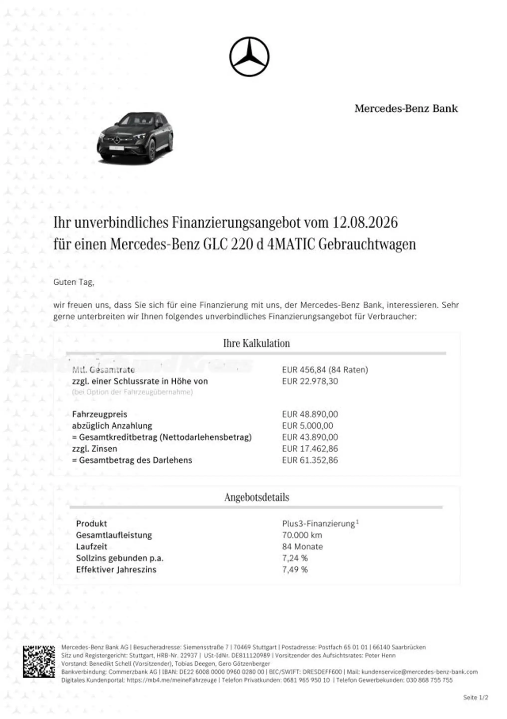 Mercedes-Benz GLC 220 GLC 220 d 4Matic AMG Line+Pano+Burmester+AHK+360°Kamera+Memory+Night+CarPlay+ — photo 3