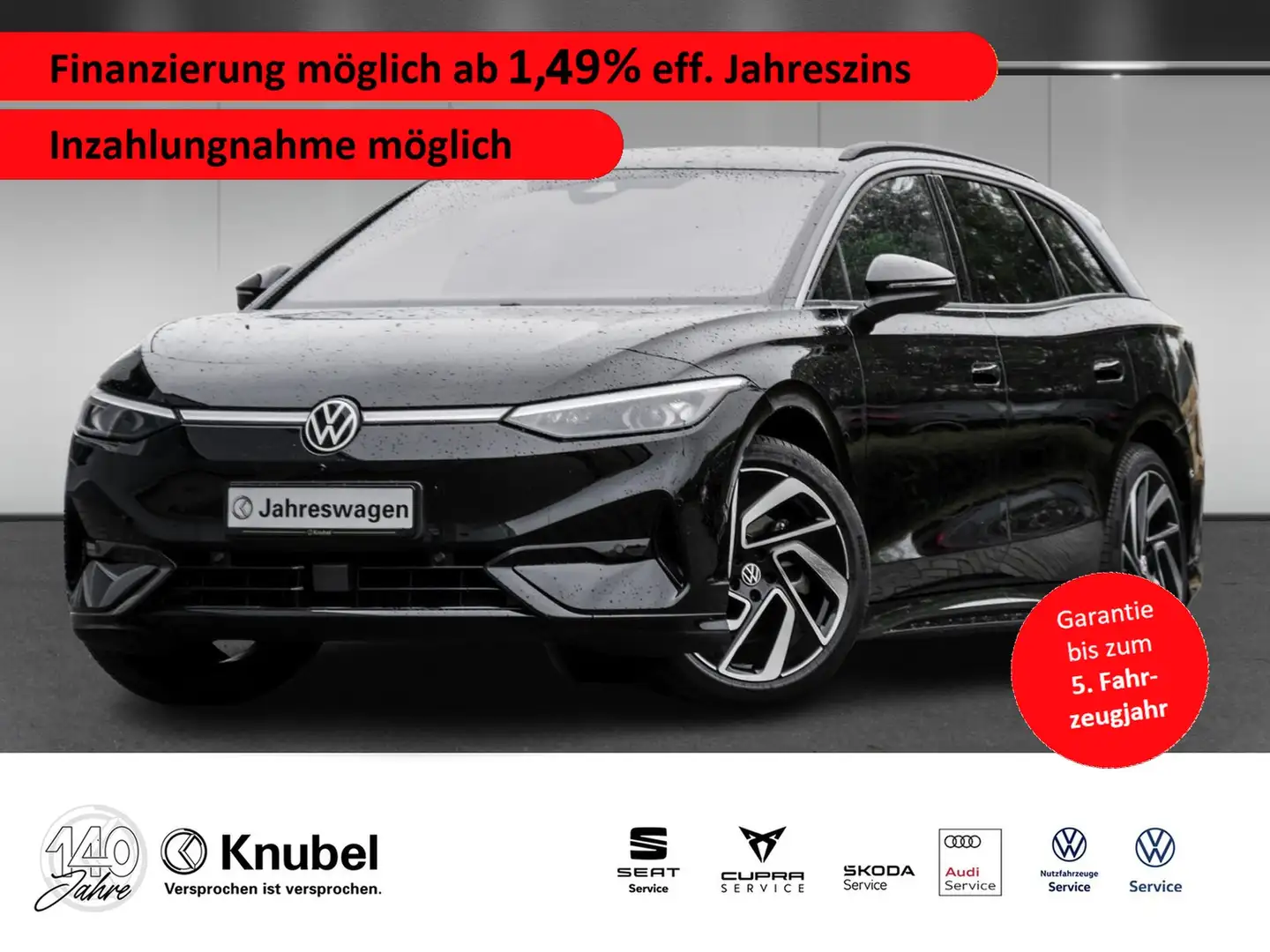 Volkswagen ID.7 Tourer Pro UPE 69 AreaView AHK Navi Head-Up Schwarz - 1