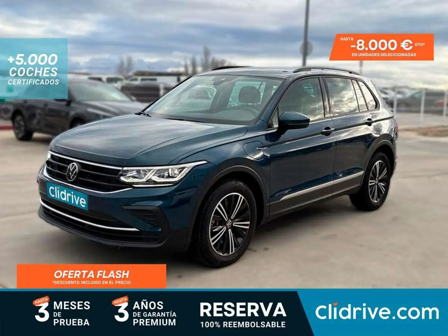 Volkswagen Tiguan Life 1.4 TSI eHybrid 180kW (245CV) DSG Azul - 1