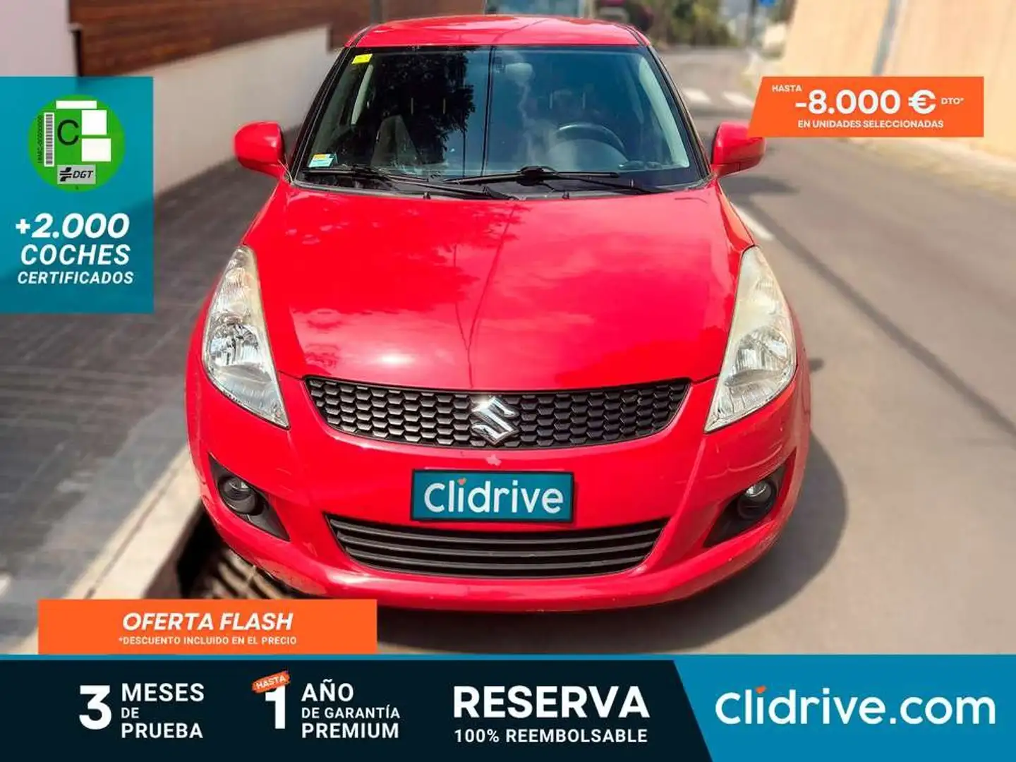 Suzuki Swift 1.2 GLX Rojo - 1