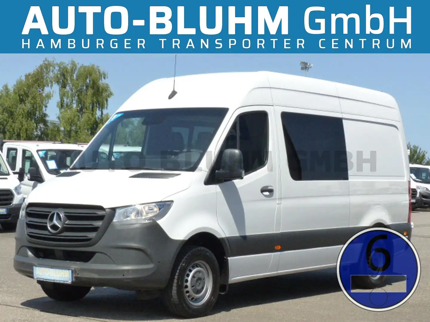 Mercedes-Benz Sprinter 316 Werkstattwg. Mixto L2H2 + Standhzg. Weiß - 1