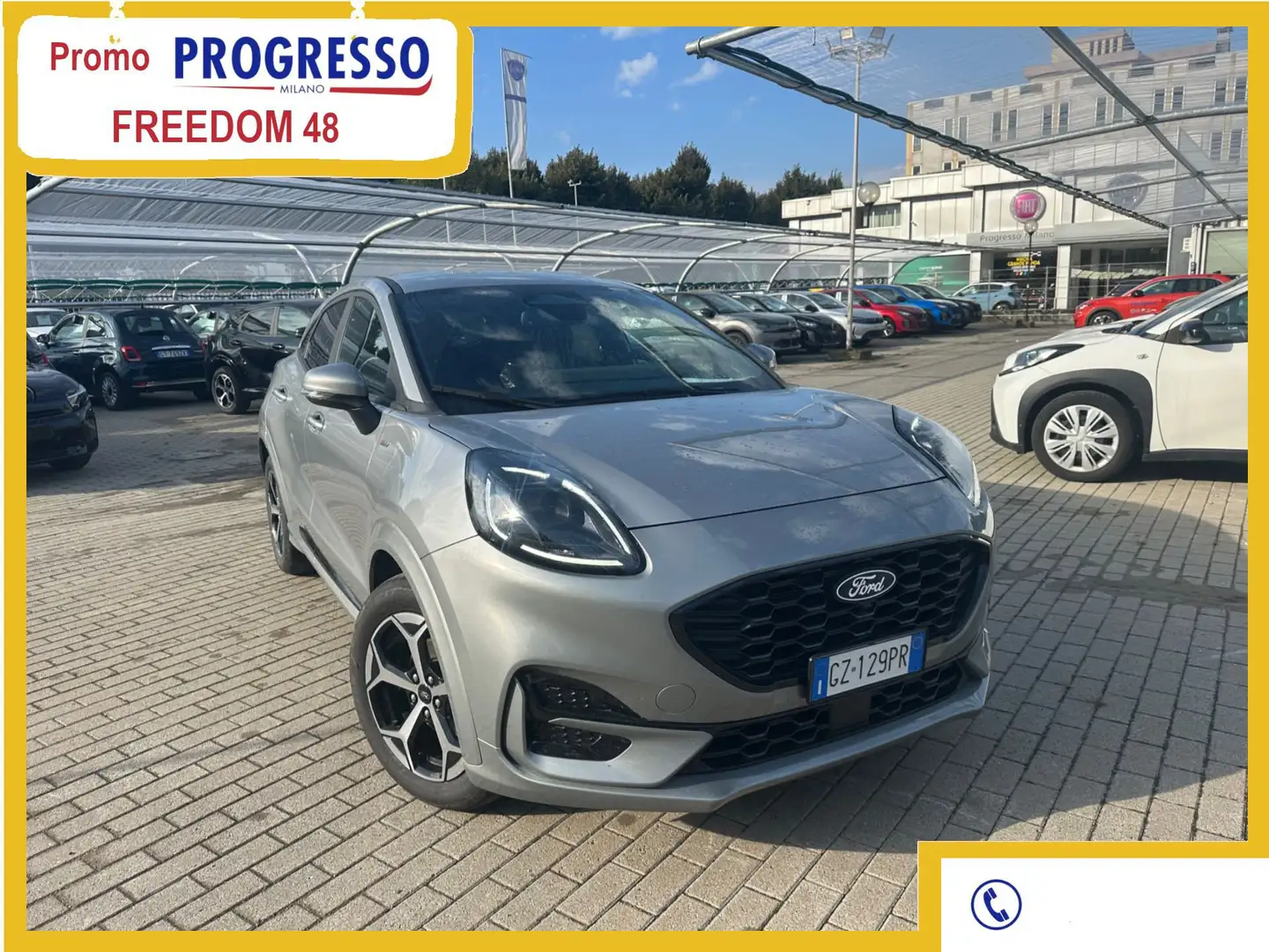 Ford Puma Puma 1.0 EcoBoost Hybrid 125 CV S&S ST-Line Grau - 1
