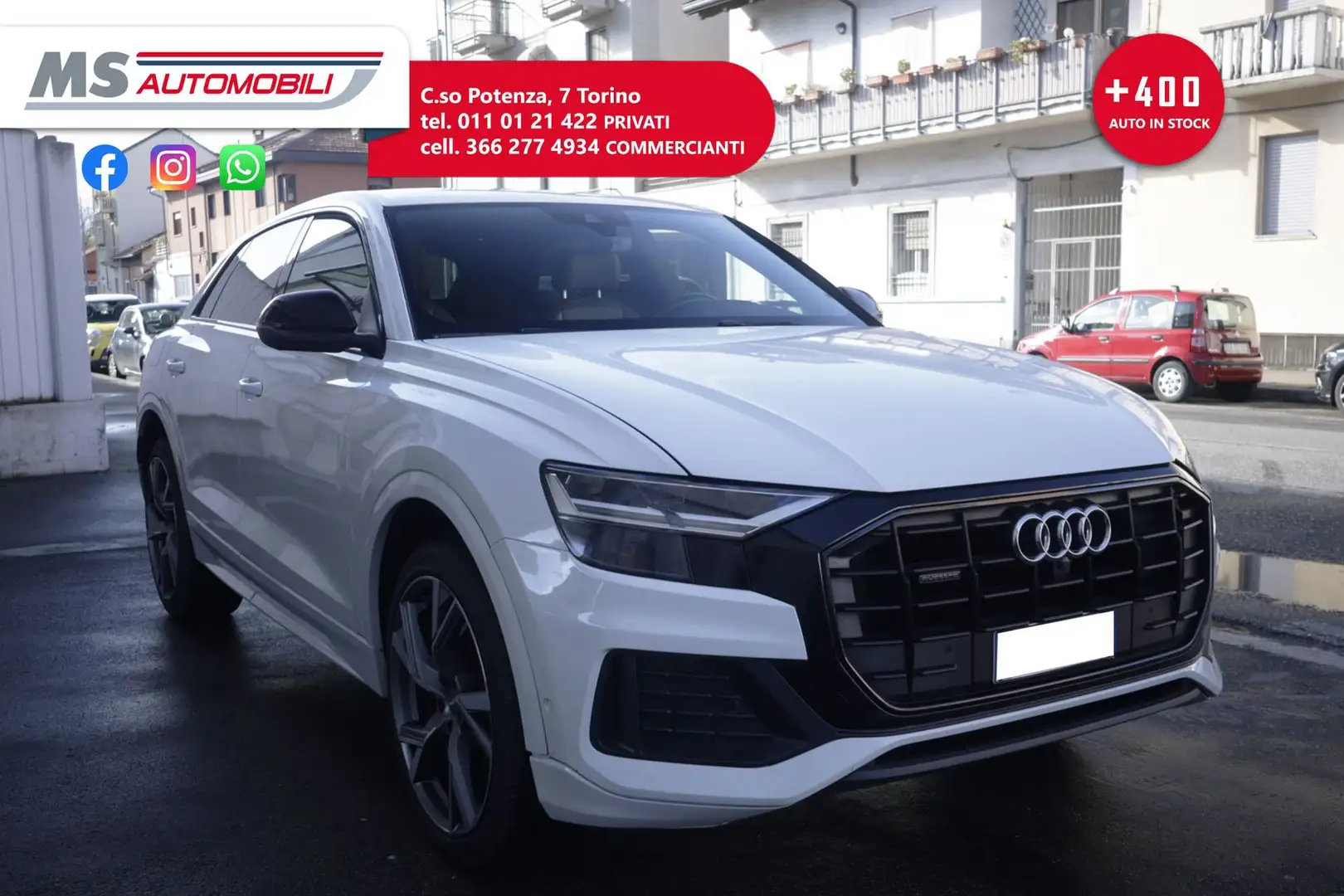 Audi Q8 Audi Q8 50 TDI 286 CV quattro tiptronic Sport PRO Bianco - 1