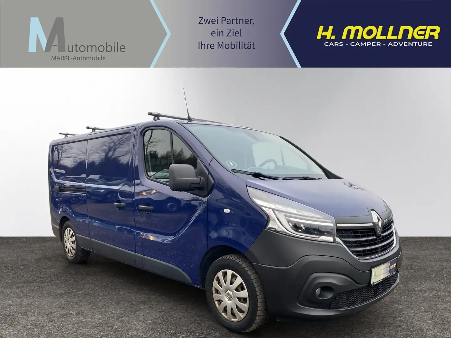 Renault Trafic L2H1 3,0t *NAVI, RFK, Bott Ladesystem,..* Blau - 1