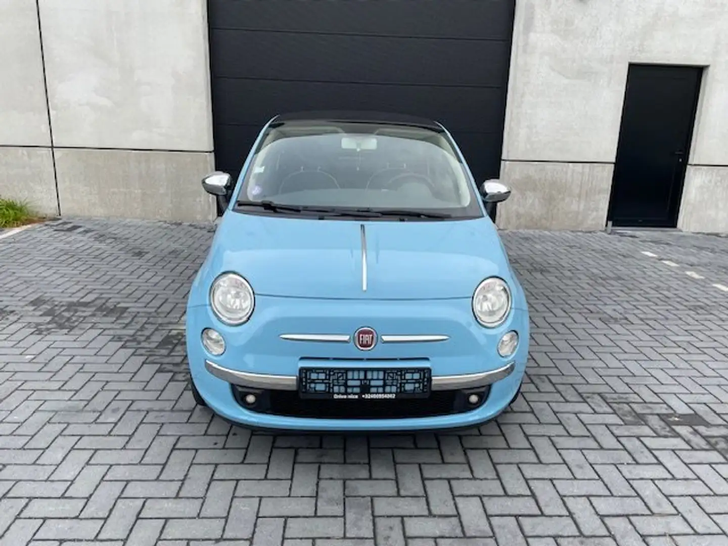 Fiat 500C 1.2 Lounge Cabriolet, Airco, Sensoren, Garantie Bleu - 2