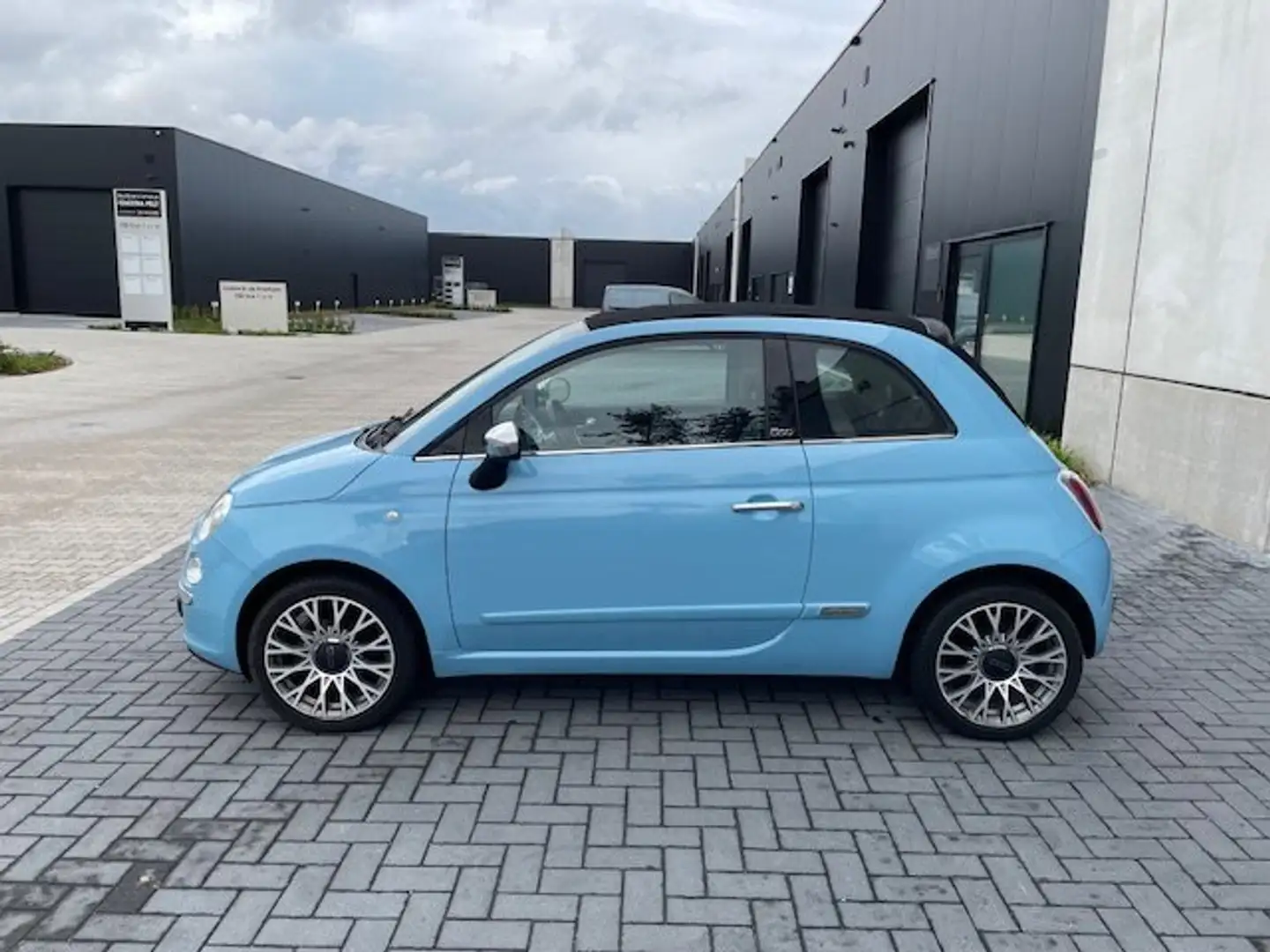 Fiat 500C 1.2 Lounge Cabriolet, Airco, Sensoren, Garantie Bleu - 1