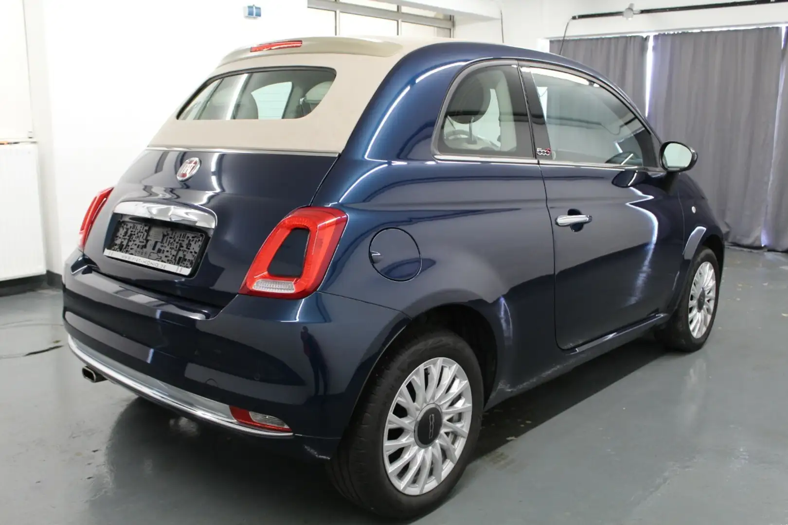 Fiat 500C 1.2 Lounge Sitzheizung+Carplay+PDC Blau - 1