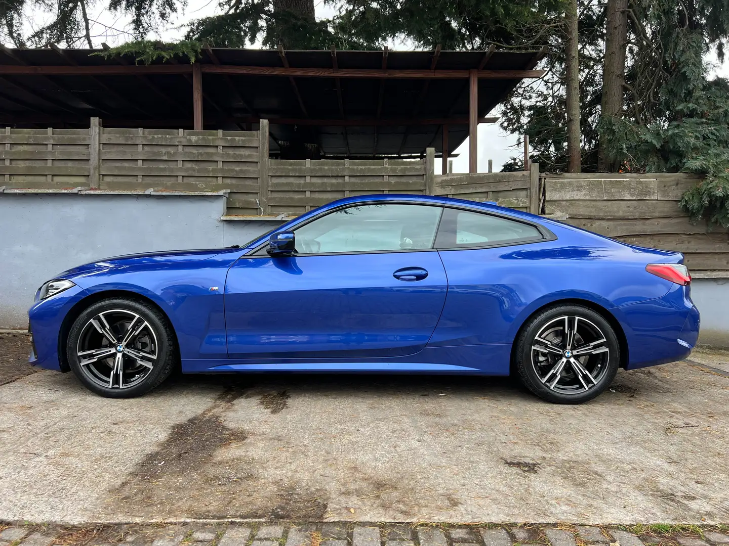 BMW 420 IAS Coupé  Pack M Sport Confort 184CV Bleu - 2