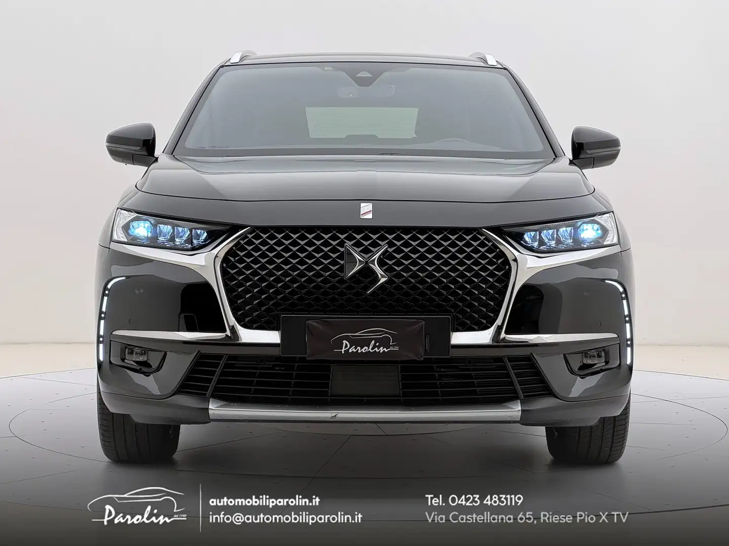 DS Automobiles DS 7 Crossback 1.6 e-tense Business Rivoli-LED-Suspension-Pelle Negro - 2
