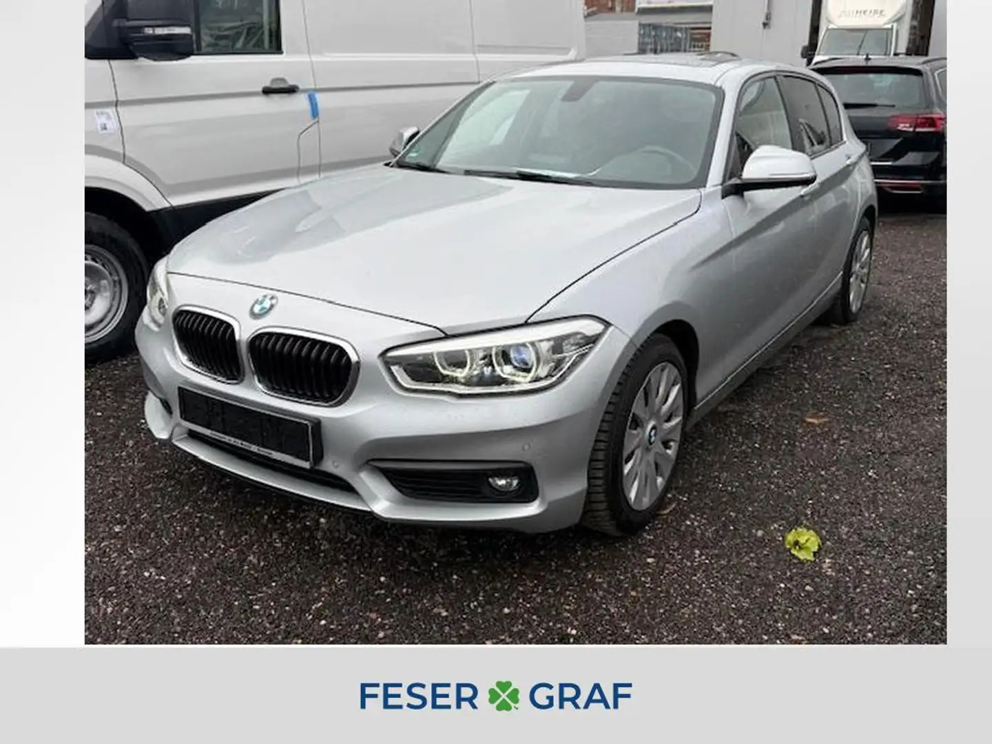 BMW 118 i Advantage LED/NAVI/SHZ Zilver - 1