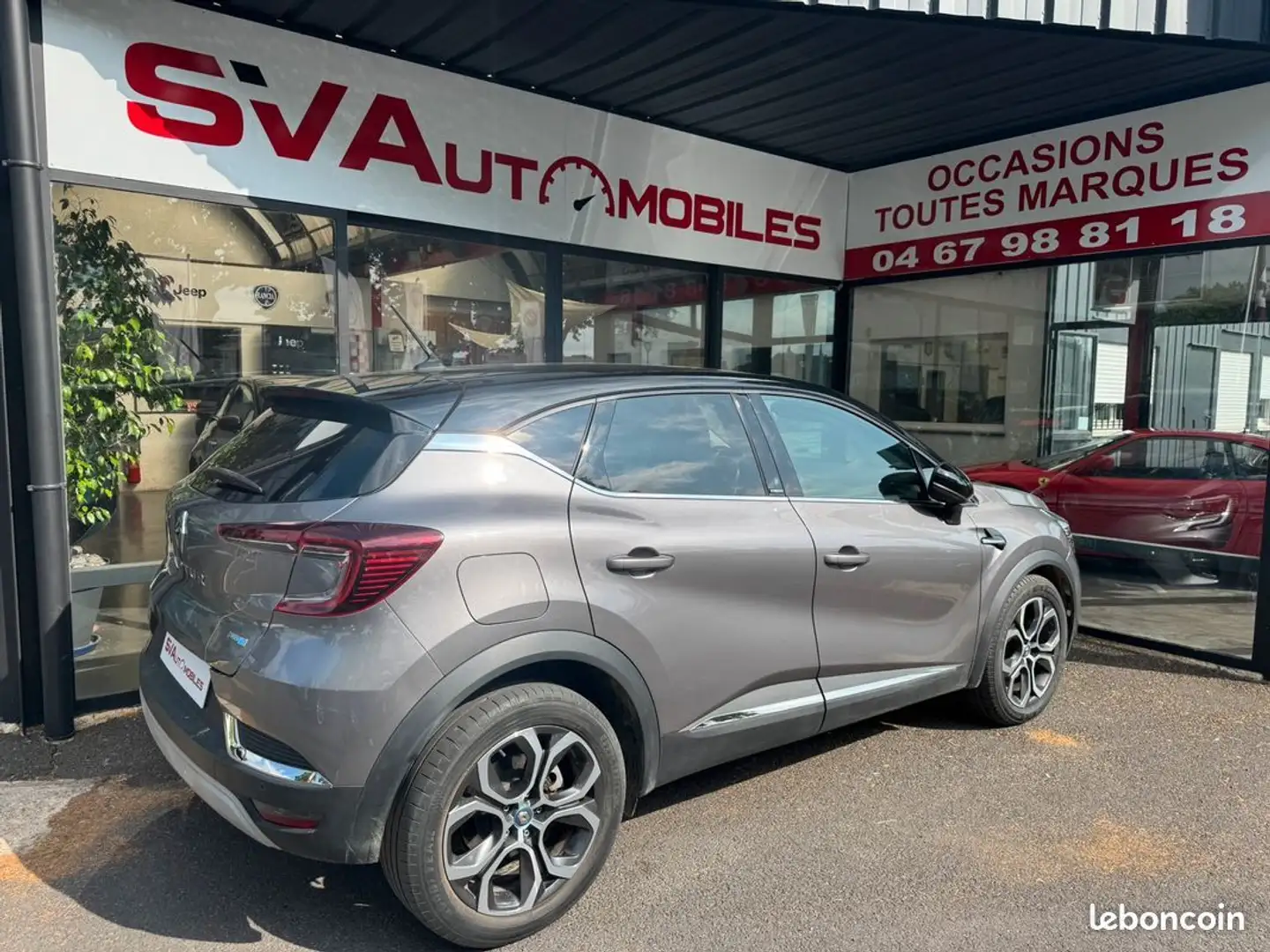 Renault Captur II (HJB) 1.6 E-Tech Plug-in 160ch Intens Gris - 2
