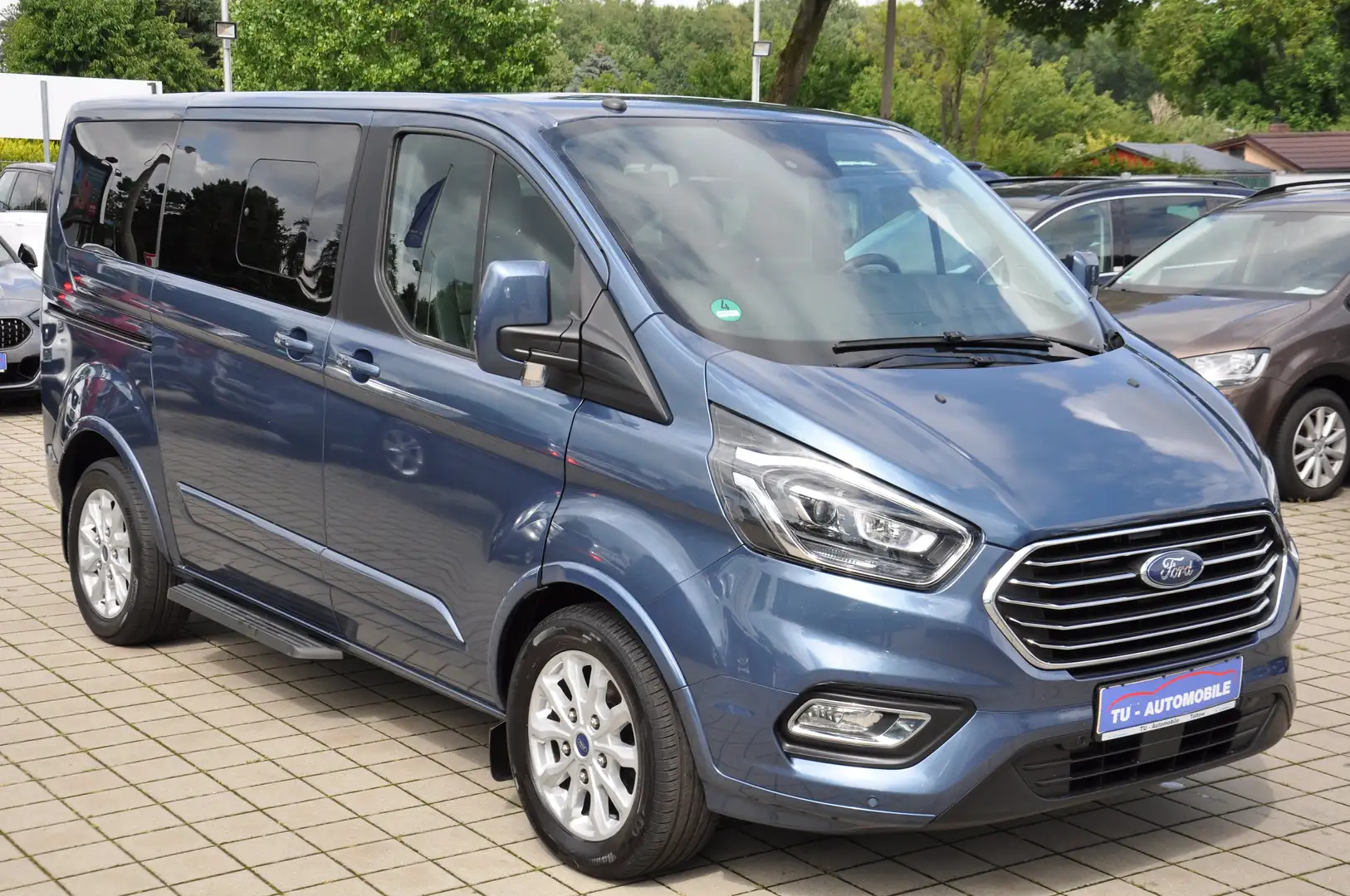 Ford Tourneo Custom Tourneo Custom 310 L1 Titanium AHK-BIXENON-NAV-KAM Blau - 1