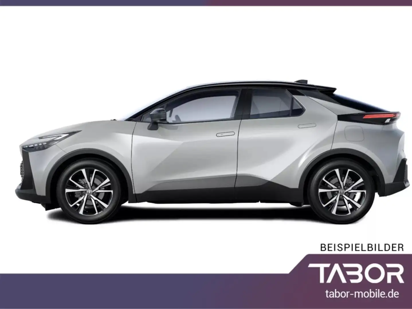 Toyota C-HR 1.8 Hyb 140 Aut. Nav el.Heckkl SHZ Keyl 18Z Silber - 2