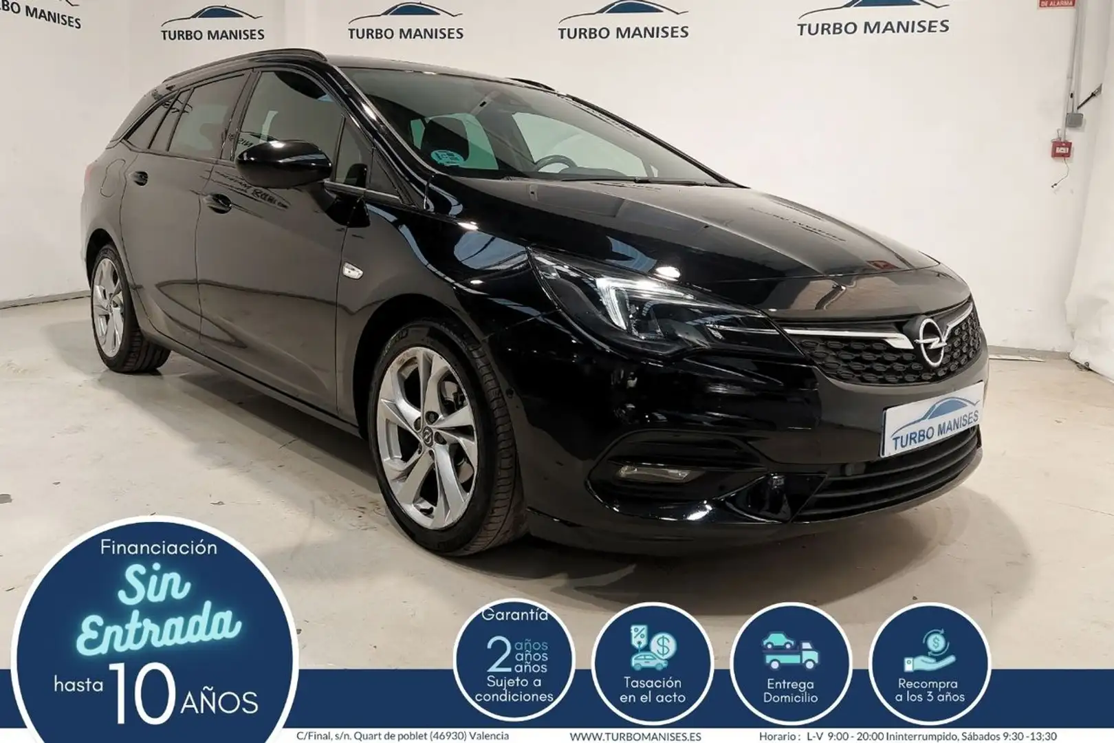 Opel Astra 1.4T SHT 107kW (145CV) Ultimate CVT ST Negro - 1