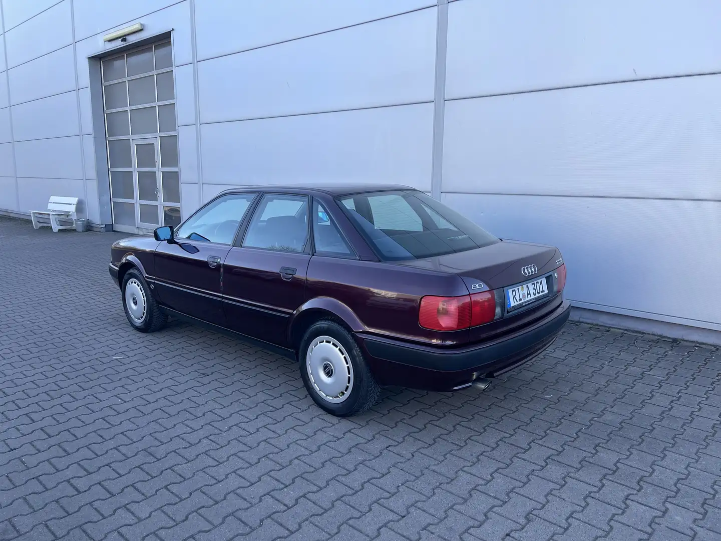 Audi 80 2.3 E 5 Zylinder Oldtimer Rot - 1