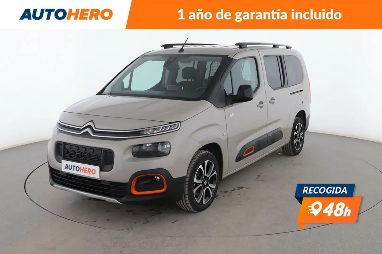 Citroen Berlingo 1.5 Blue-HDi Shine XL Gris - 1